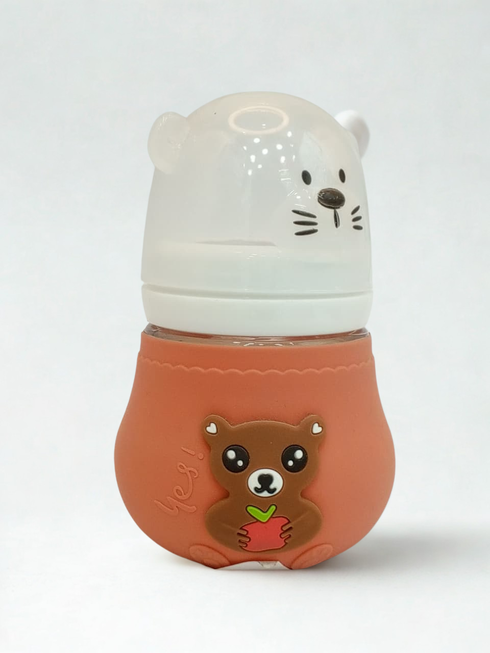 Feeder Bottles- Brown Teddy Bear Baby Shaark