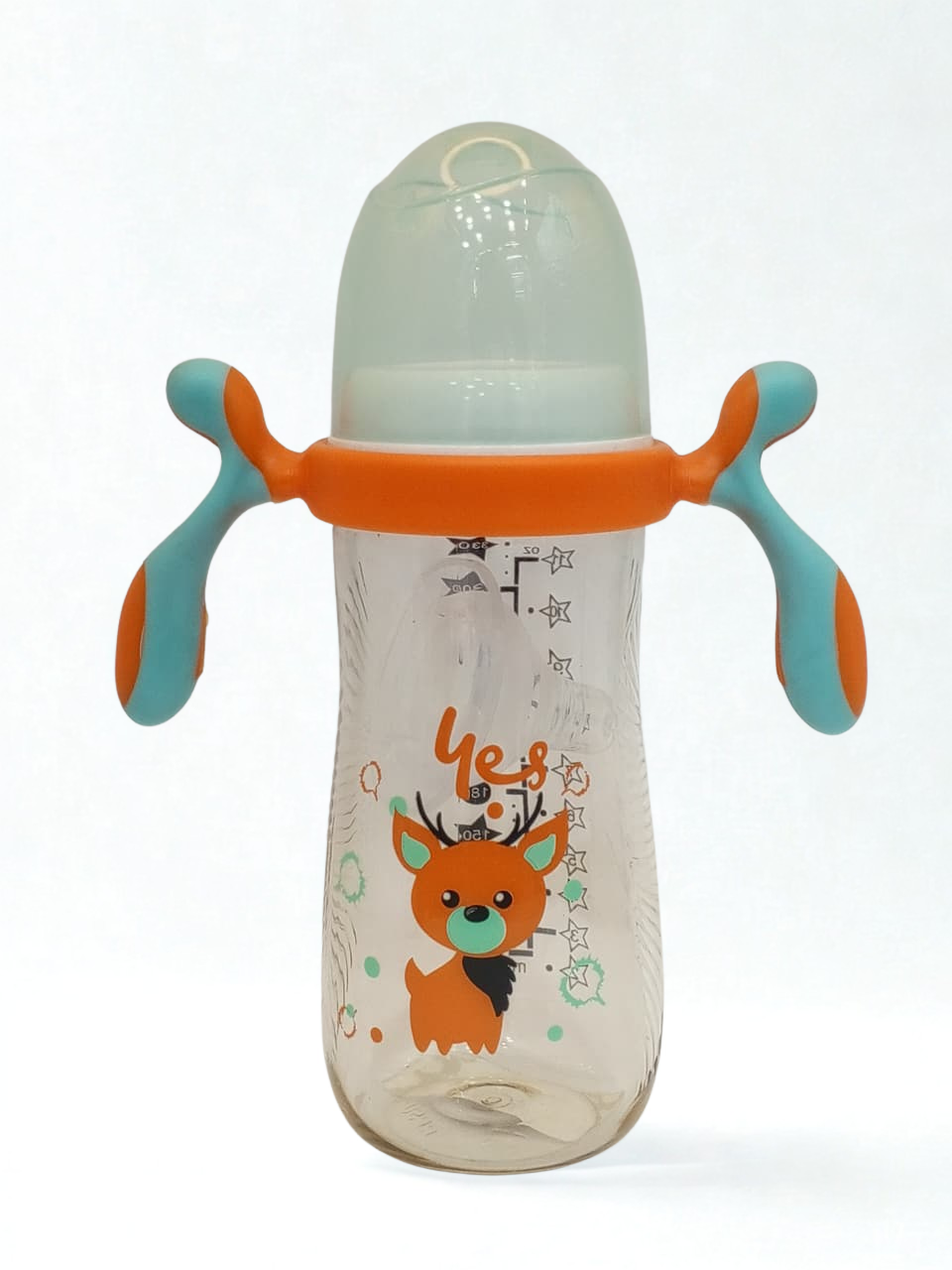 Feeder Bottles YES Orange Plastic Feeding Bottles Baby Shaark