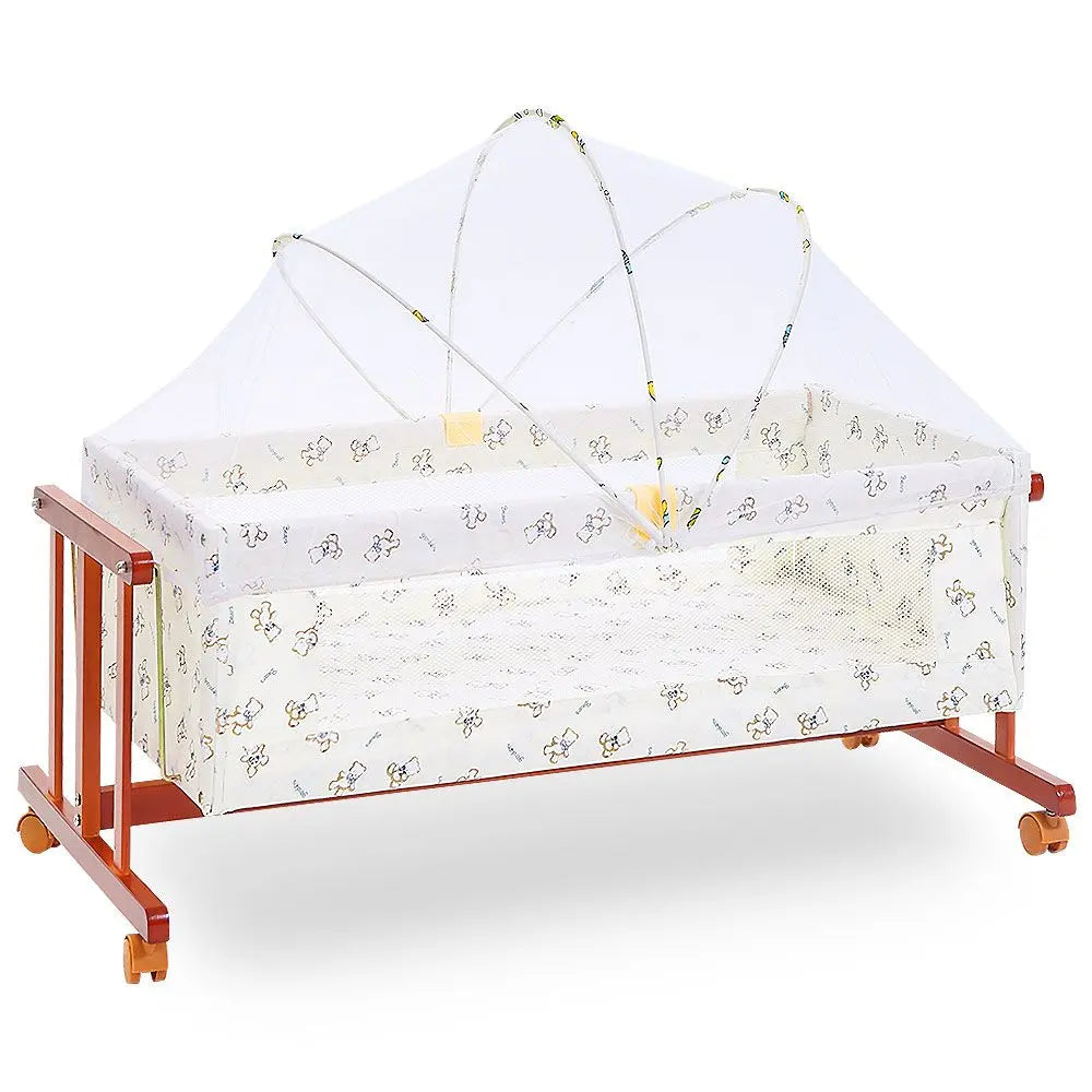 Wooden Cot Baby Shaark