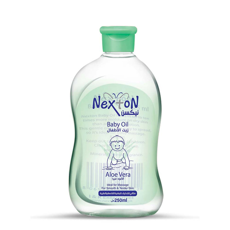 Nexton Baby Oil 250ml (Aloe Vera) Baby Shaark
