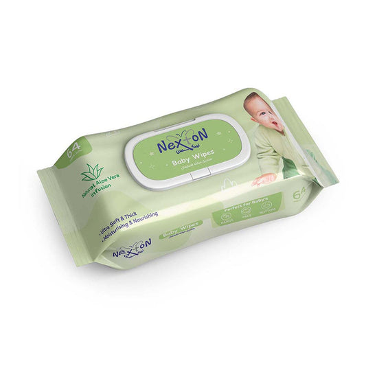 Nexton Baby Wipes (Aloe vera) 64 pcs