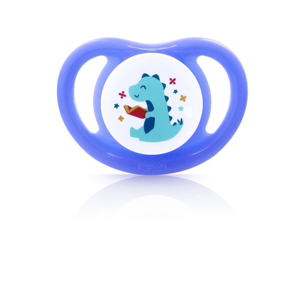 Mini Light Pacifier (L) Boy Dino Reading Book Baby Shaark