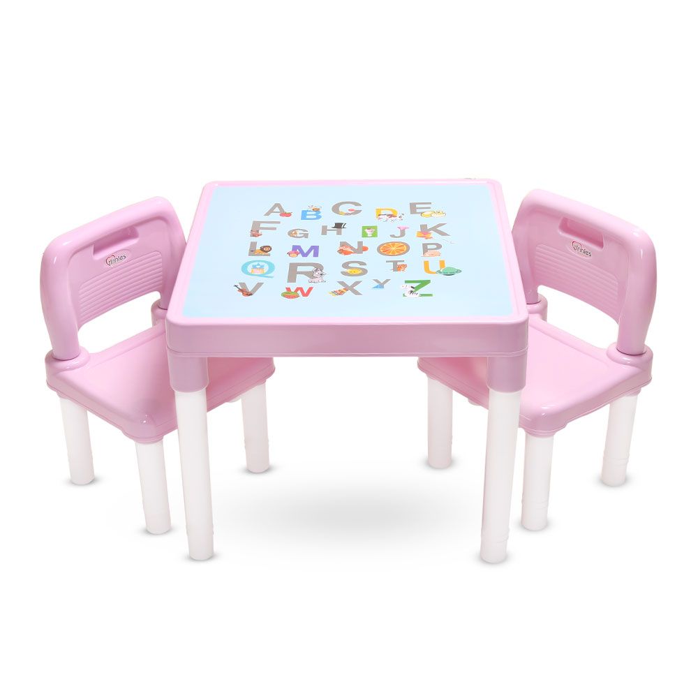 Children Table Set - Pink Baby Shaark