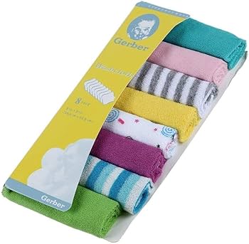 Baby Washcloth Set – Soft, Colorful & Gentle for Everyday Use Baby Shaark