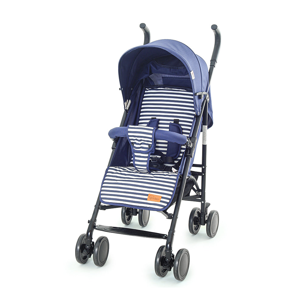 Baby Buggy - Navy Blue Stripped Baby Shaark