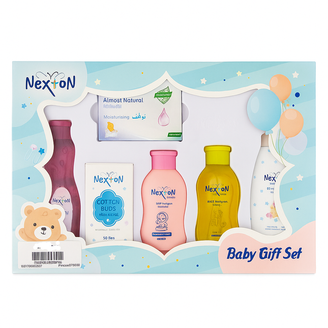 Nexton Baby Gift Set – Premium 6-in-1 Newborn Care Collection Baby Shaark