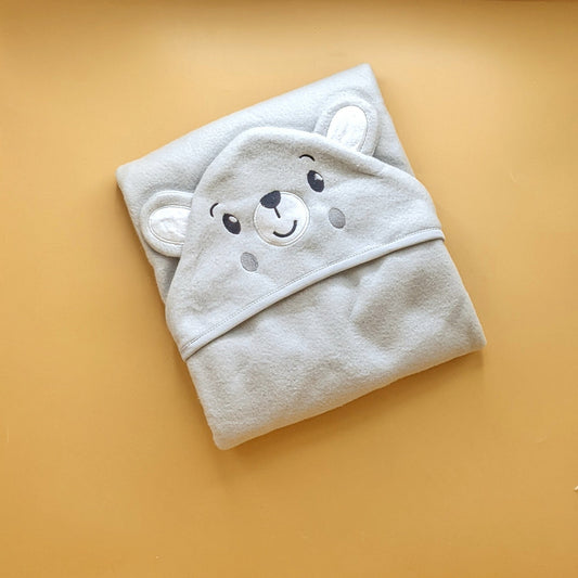 Hooded Wrapping Sheet/Blanket - Winter - Bear 🐻