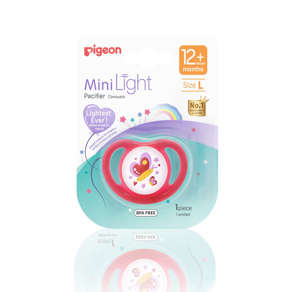 Mini Light Pacifier (L) Girl Butterfly Baby Shaark