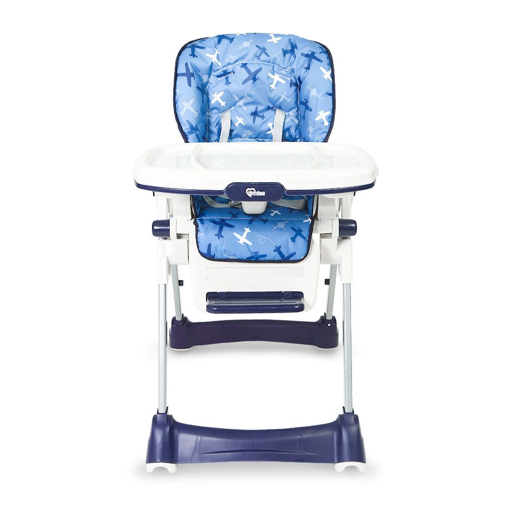 Baby High Chair Airplane - Blue