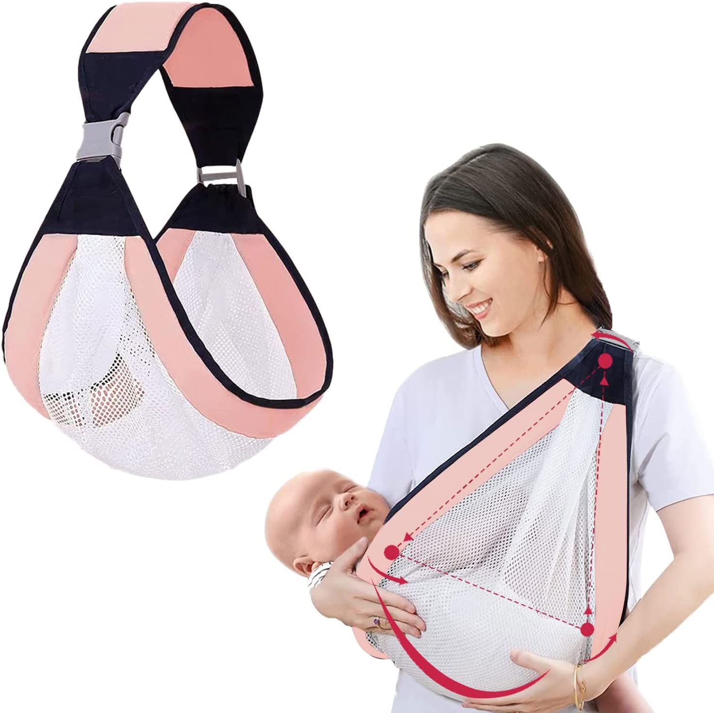 Baby Carrier Belt 3D Quick Dry Thick Shoulder Straps