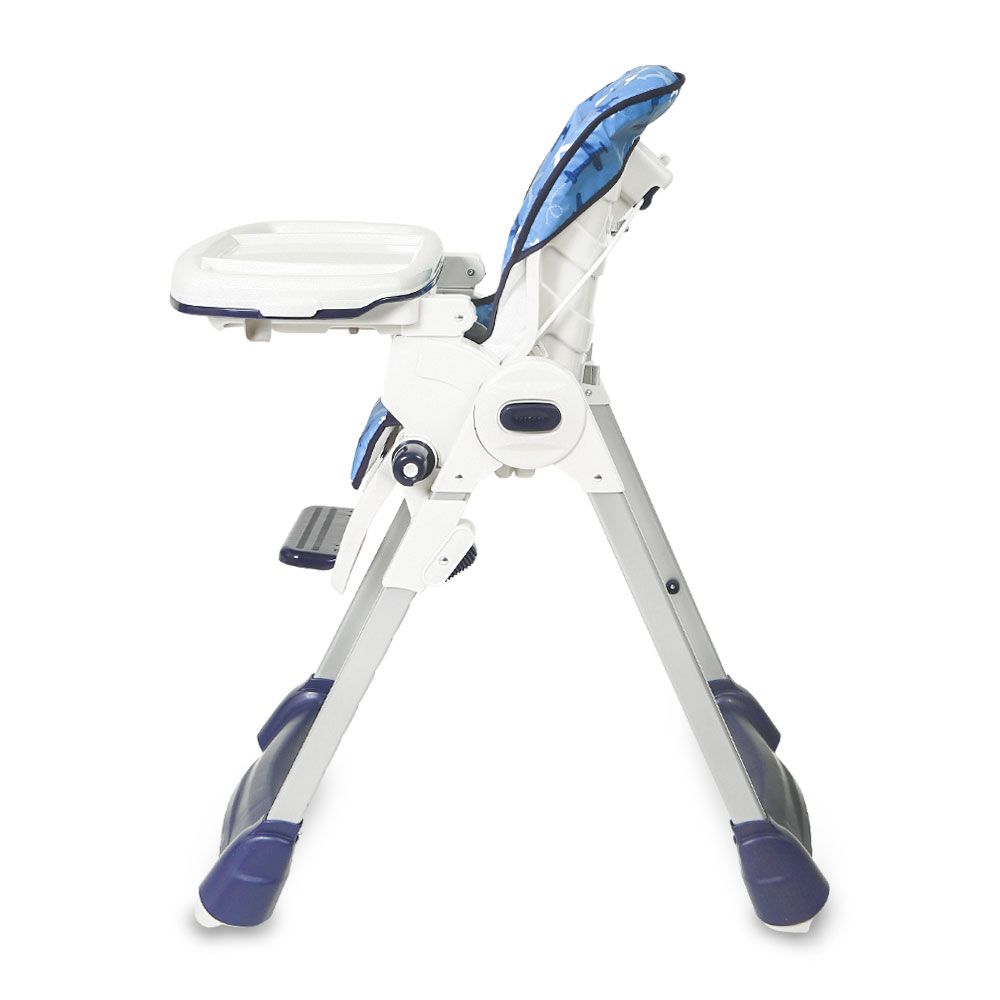 Baby High Chair Airplane - Blue