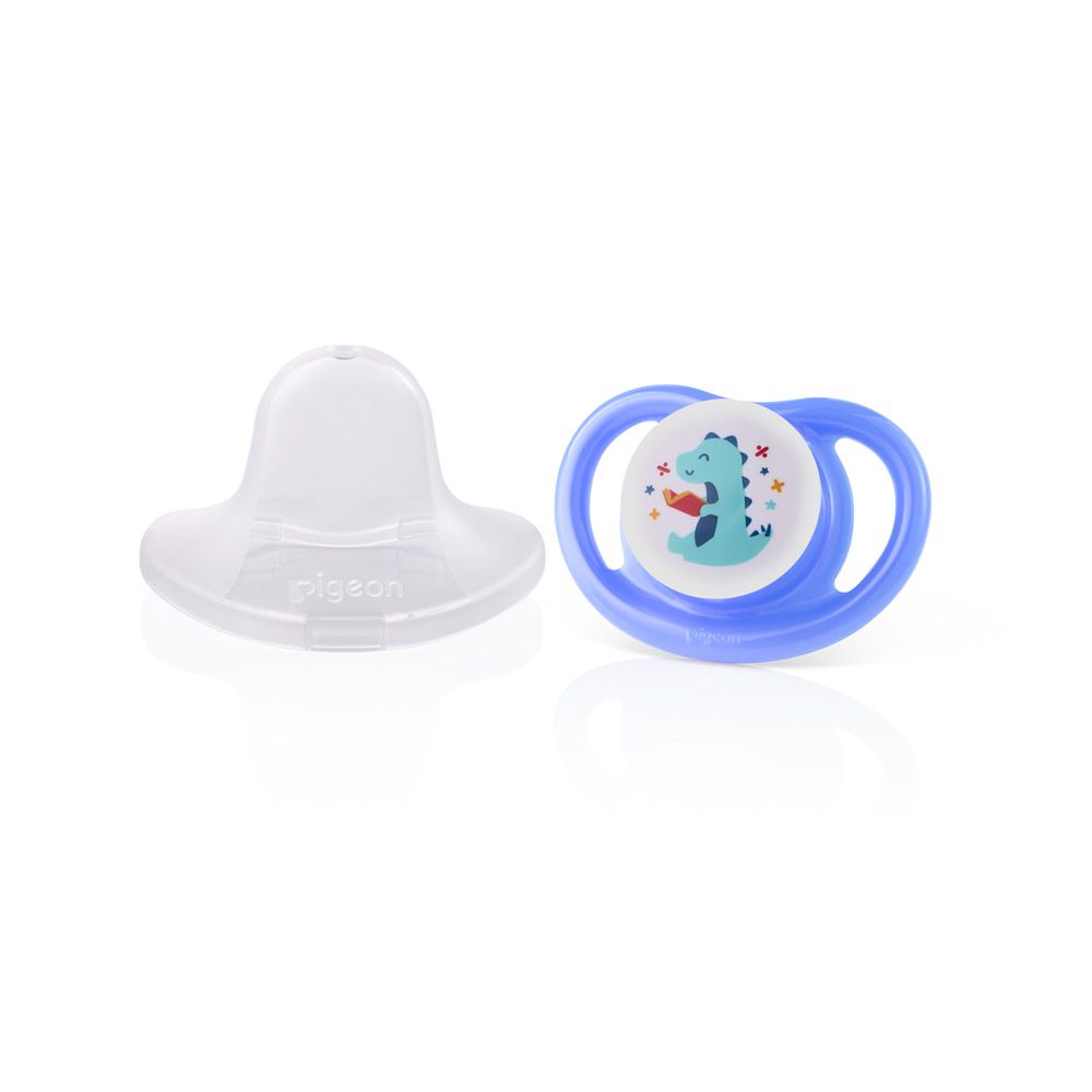 Mini Light Pacifier (L) Boy Dino Reading Book Baby Shaark