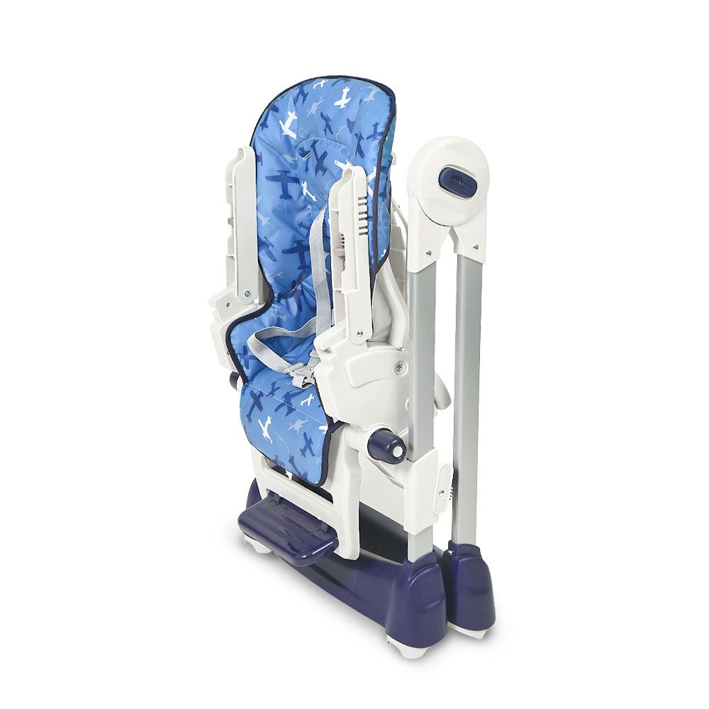 Baby High Chair Airplane - Blue