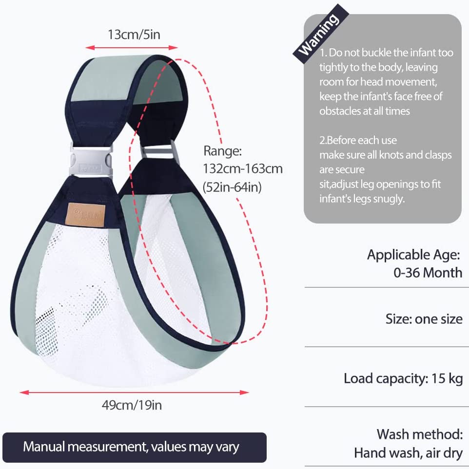 Baby Carrier Belt 3D Quick Dry Thick Shoulder Straps Baby Shaark